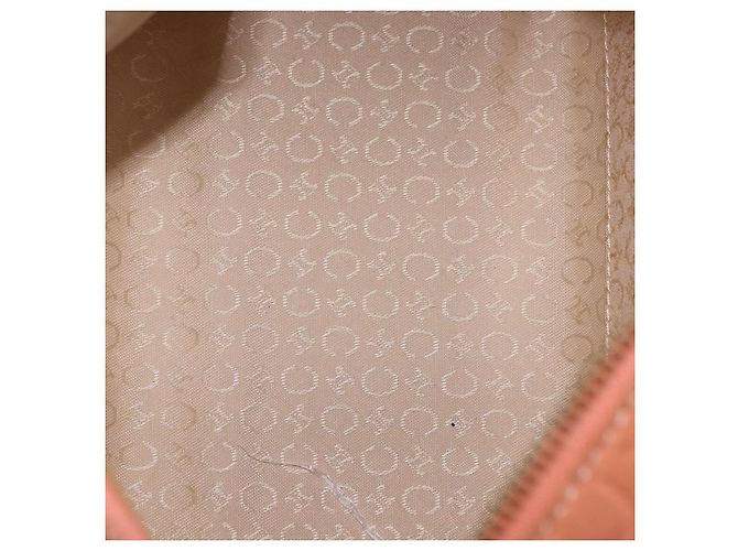 Céline Borsa a tracolla CELINE C Macadam Canvas Suede Orange Gold Auth BA15118 D'oro Arancione - vista 18