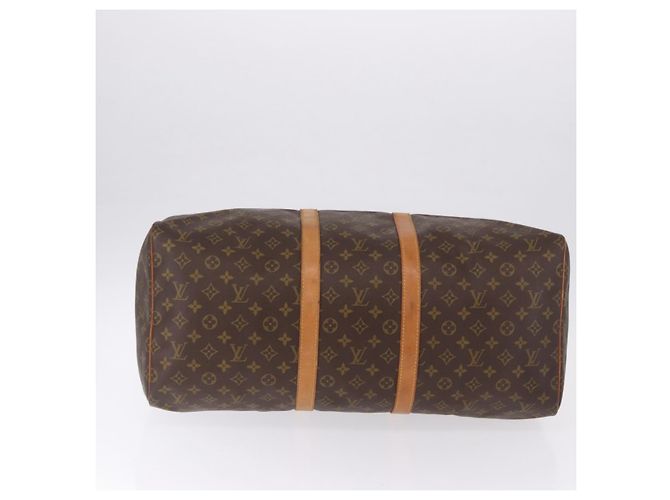 LOUIS VUITTON Monogram Keepall 55 Boston Bag M41424 LV Auth 196429 Monograma - vista 10