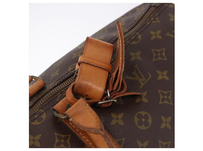 LOUIS VUITTON Monogram Keepall 55 Boston Bag M41424 LV Auth 196429 Monograma - vista 16