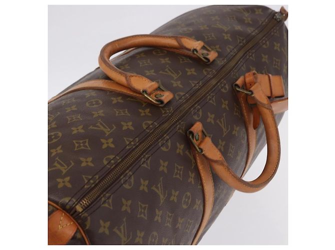 LOUIS VUITTON Monogram Keepall 55 Boston Bag M41424 LV Auth 196429 Monograma - vista 6