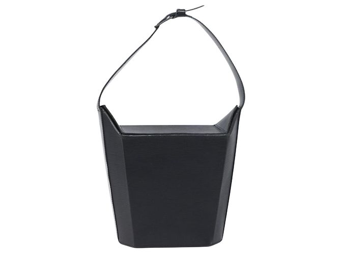 Borsa a tracolla LOUIS VUITTON Epi Sax Nera M80161 LV Auth 199668 Nero - vista 13