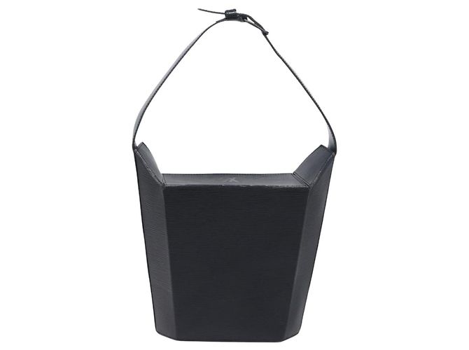 Borsa a tracolla LOUIS VUITTON Epi Sax Nera M80161 LV Auth 199668 Nero - vista 2