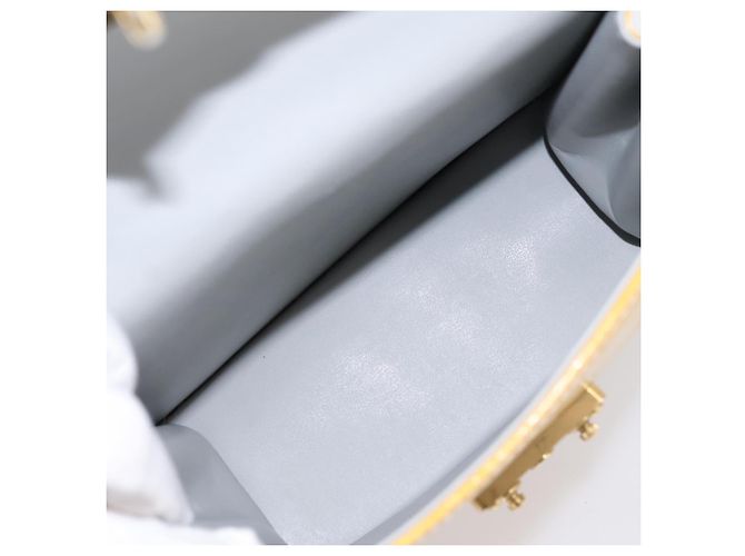 LOUIS VUITTON Monogram Vernis Spring Street Hand Bag Gris M91029 LV Auth 196862 Grigio - vista 11