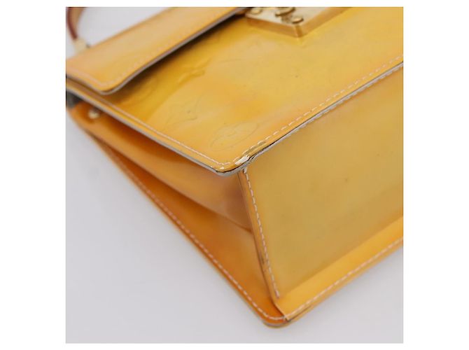 LOUIS VUITTON Monogram Vernis Spring Street Hand Bag Gris M91029 LV Auth 196862 Grigio - vista 15