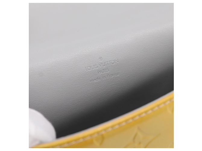 LOUIS VUITTON Monogram Vernis Spring Street Hand Bag Gris M91029 LV Auth 196862 Grigio - vista 18
