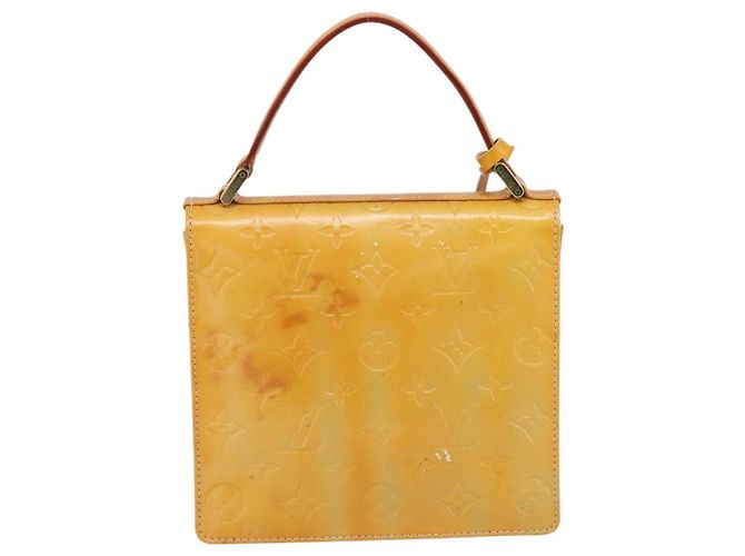 LOUIS VUITTON Monogram Vernis Spring Street Hand Bag Gris M91029 LV Auth 196862 Grigio - vista 2