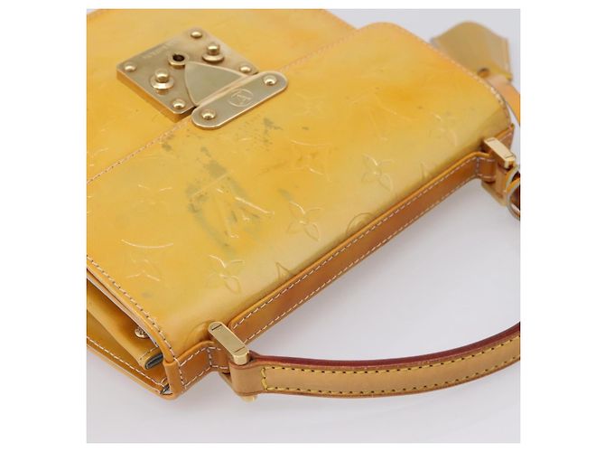 LOUIS VUITTON Monogram Vernis Spring Street Hand Bag Gris M91029 LV Auth 196862 Grigio - vista 6