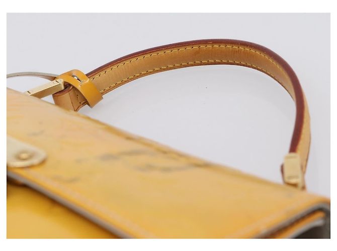 LOUIS VUITTON Monogram Vernis Spring Street Hand Bag Gris M91029 LV Auth 196862 Grigio - vista 8