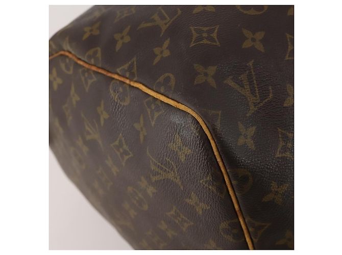LOUIS VUITTON Monogram Keepall 55 Boston Bag M41424 LV Auth 196261 Monograma - vista 11