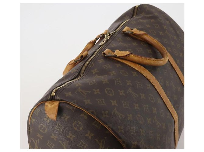 LOUIS VUITTON Monogram Keepall 55 Boston Bag M41424 LV Auth 196261 Monograma - vista 6