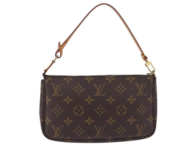LOUIS VUITTON Monogram Pochette Accessoires Pouch M51980 LV Auth ka5831 Monogramma - vista 2