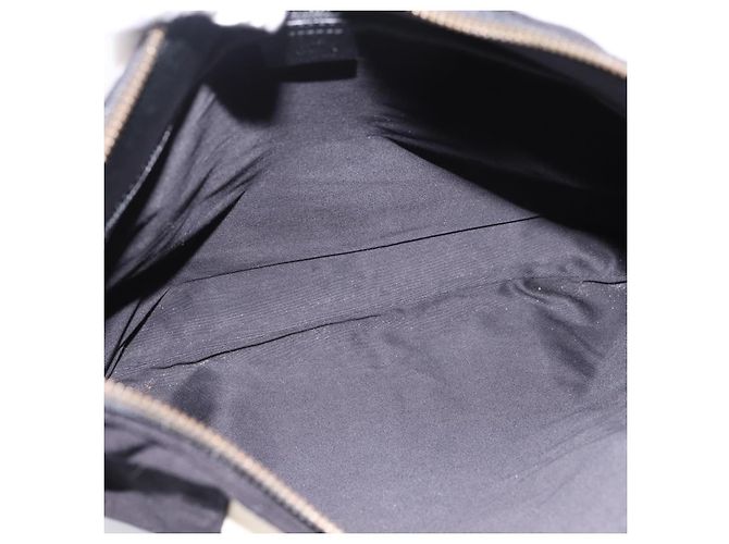 Borsa a tracolla GUCCI Interlocking G Velluto Nero Oro 115568 Auth 196980V D'oro - vista 16