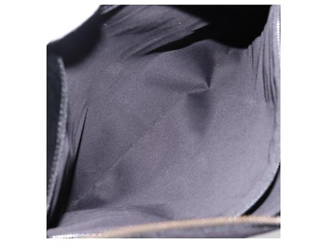 Borsa a tracolla GUCCI Interlocking G Velluto Nero Oro 115568 Auth 196980V D'oro - vista 20