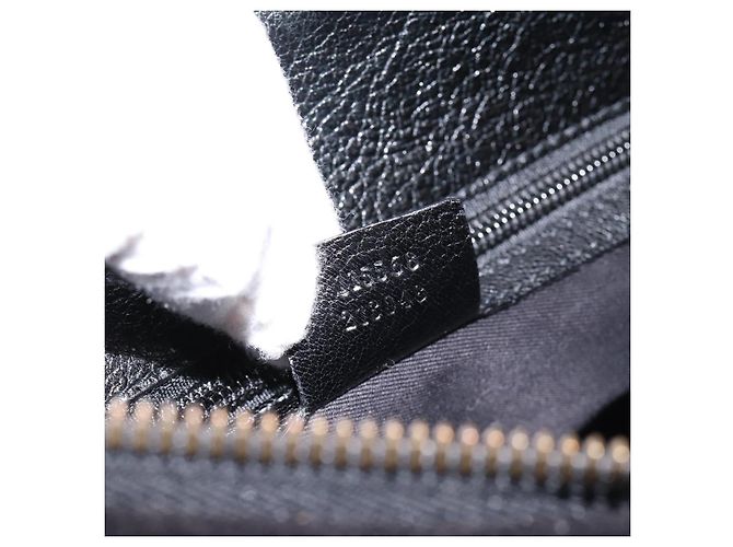Borsa a tracolla GUCCI Interlocking G Velluto Nero Oro 115568 Auth 196980V D'oro - vista 21