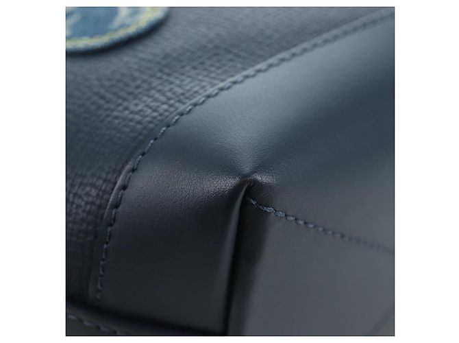 LOUIS VUITTON Monogram Denim Drip Japanese Cruiser NIGO M45970 Auth 198712SM Blu - vista 10