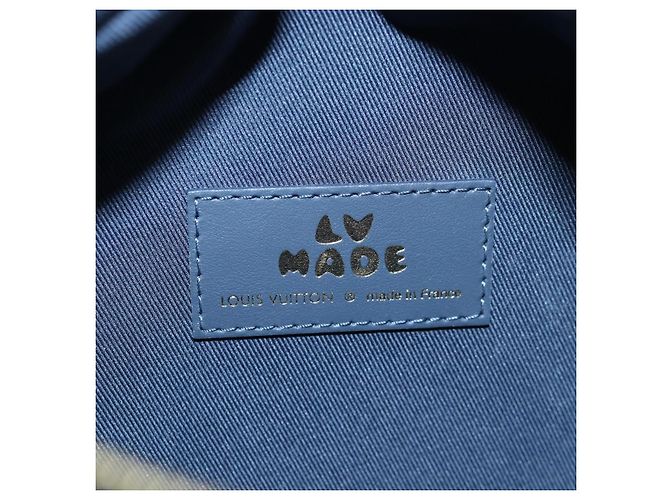 LOUIS VUITTON Monogram Denim Drip Japanese Cruiser NIGO M45970 Auth 198712SM Blu - vista 11