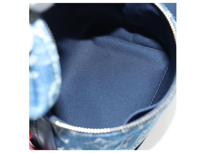 LOUIS VUITTON Monogram Denim Drip Japanese Cruiser NIGO M45970 Auth 198712SM Blu - vista 12