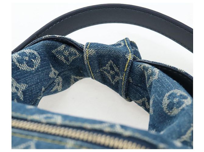 LOUIS VUITTON Monogram Denim Drip Japanese Cruiser NIGO M45970 Auth 198712SM Blu - vista 14