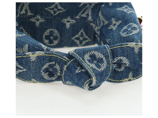 LOUIS VUITTON Monogram Denim Drip Japanese Cruiser NIGO M45970 Auth 198712SM Blu - vista 7