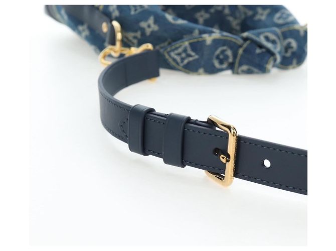LOUIS VUITTON Monogram Denim Drip Japanese Cruiser NIGO M45970 Auth 198712SM Blu - vista 9