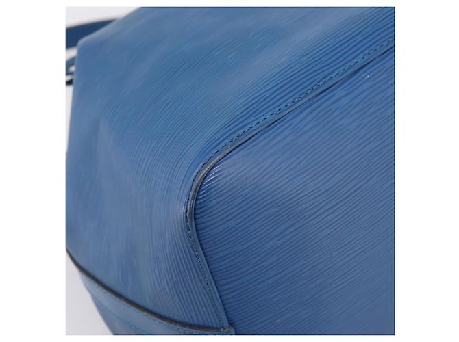 LOUIS VUITTON Epi Petit Noe Shoulder Bag Blue M44105 LV Auth ka5934 - vista 14