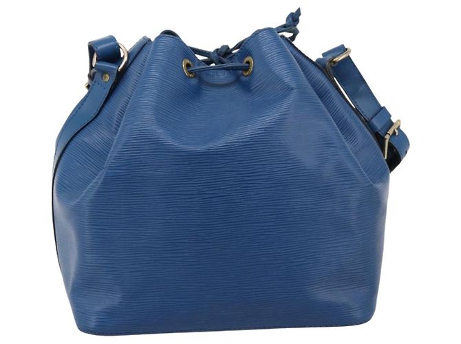 LOUIS VUITTON Epi Petit Noe Shoulder Bag Blue M44105 LV Auth ka5934 - vista 2