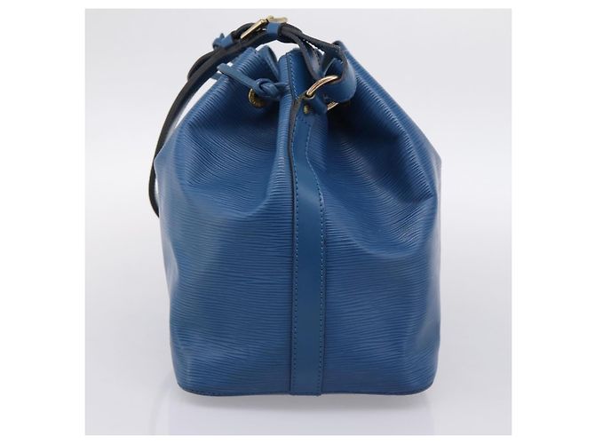 LOUIS VUITTON Epi Petit Noe Shoulder Bag Blue M44105 LV Auth ka5934 - vista 4