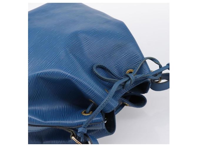 LOUIS VUITTON Epi Petit Noe Shoulder Bag Blue M44105 LV Auth ka5934 - vista 6
