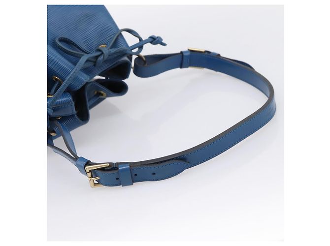 LOUIS VUITTON Epi Petit Noe Shoulder Bag Blue M44105 LV Auth ka5934 - vista 7