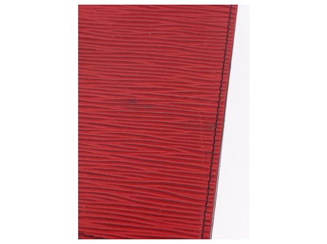 LOUIS VUITTON Epi Montaigne 27 Clutch Bag Red M52657 LV Auth BA15360 Rosso - vista 20