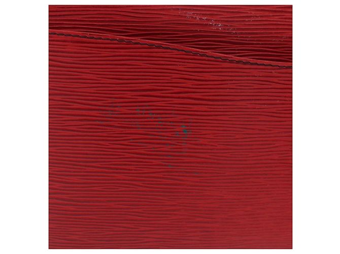 LOUIS VUITTON Epi Montaigne 27 Clutch Bag Red M52657 LV Auth BA15360 Rosso - vista 3