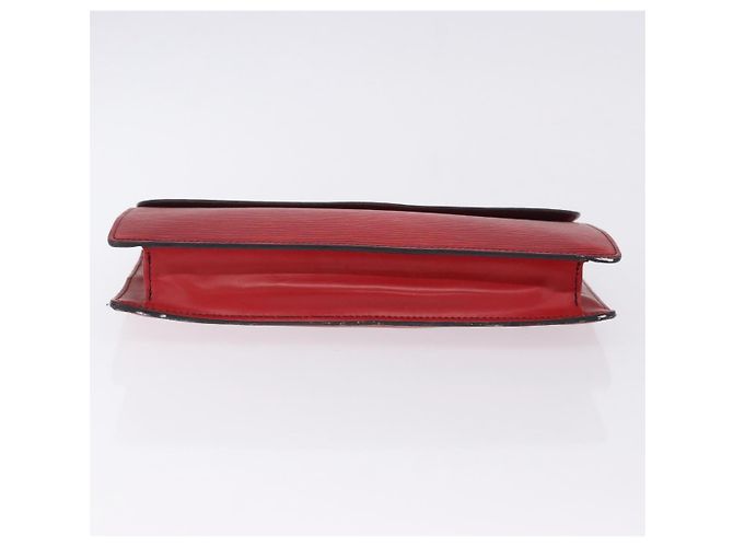 LOUIS VUITTON Epi Montaigne 27 Clutch Bag Red M52657 LV Auth BA15360 Rosso - vista 7