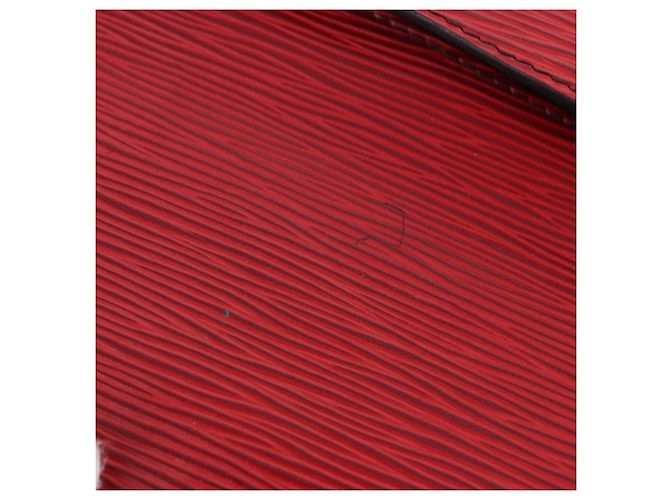 LOUIS VUITTON Epi Montaigne 27 Clutch Bag Red M52657 LV Auth BA15360 Rosso - vista 8