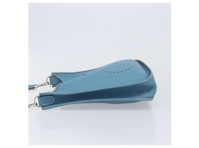 Hermès Borsa a tracolla HERMES Evelyn 3PM in pelle blu Auth 199617V - vista 5