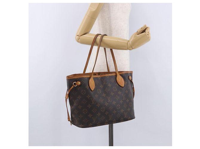 Borsa Tote LOUIS VUITTON Monogram Neverfull PM M40155 LV Auth 197670 Monogramma - vista 23
