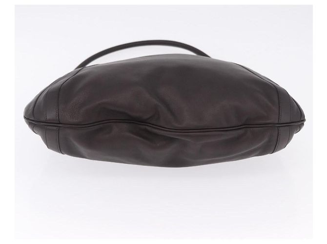 Borsa a Tracolla GUCCI in Pelle 2way Outlet Marrone Argento 268641 Auth am12238V - vista 11