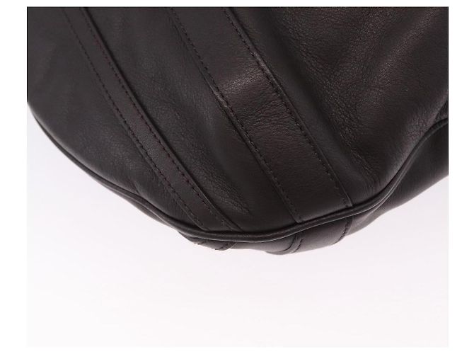 Borsa a Tracolla GUCCI in Pelle 2way Outlet Marrone Argento 268641 Auth am12238V - vista 14