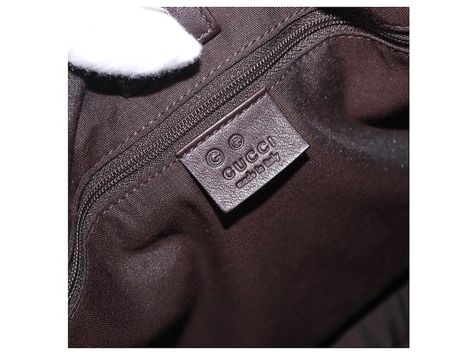 Borsa a Tracolla GUCCI in Pelle 2way Outlet Marrone Argento 268641 Auth am12238V - vista 18