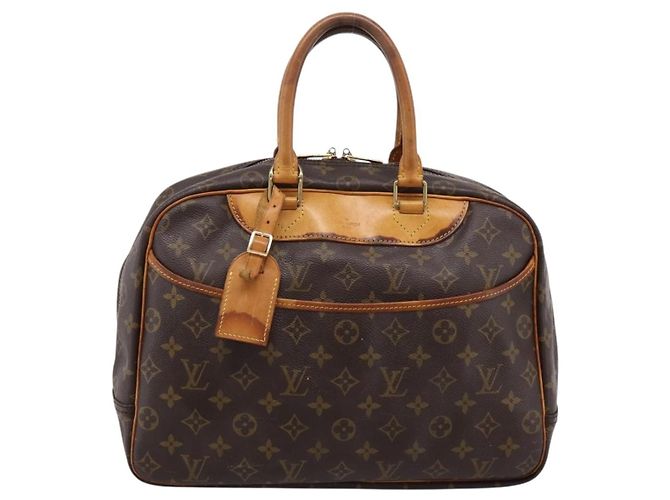 Borsa a mano LOUIS VUITTON Monogram Deauville M47270 LV Auth 198981 Monogramma - vista 13