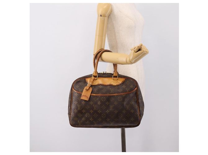 Borsa a mano LOUIS VUITTON Monogram Deauville M47270 LV Auth 198981 Monogramma - vista 23