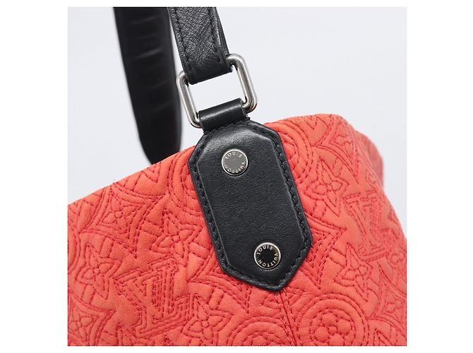 LOUIS VUITTON Monogram Antheia Hobo PM Shoulder Bag Red M93155 LV Auth 198946A - view 10