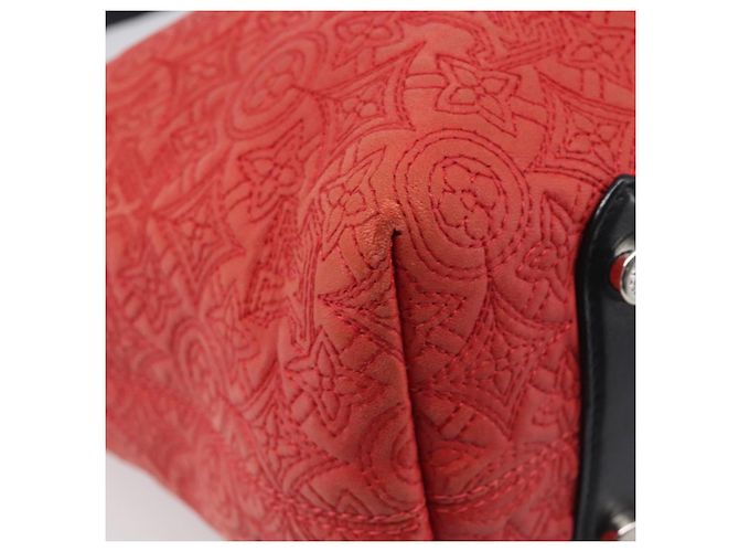 LOUIS VUITTON Monogram Antheia Hobo PM Shoulder Bag Red M93155 LV Auth 198946A - view 14