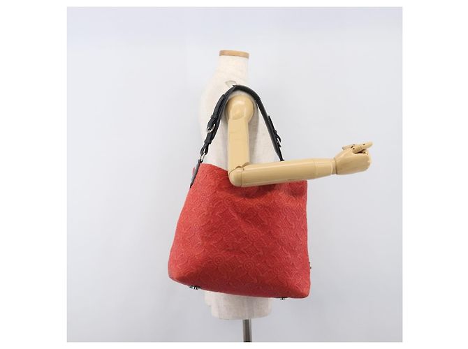 LOUIS VUITTON Monogram Antheia Hobo PM Shoulder Bag Red M93155 LV Auth 198946A - view 23