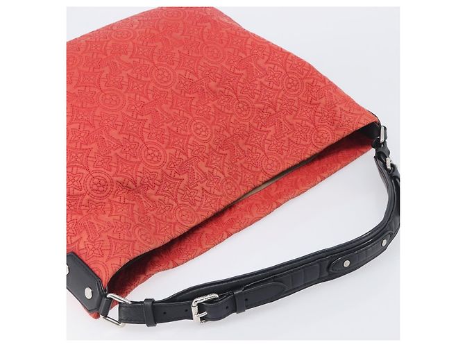 LOUIS VUITTON Monogram Antheia Hobo PM Shoulder Bag Red M93155 LV Auth 198946A - view 6