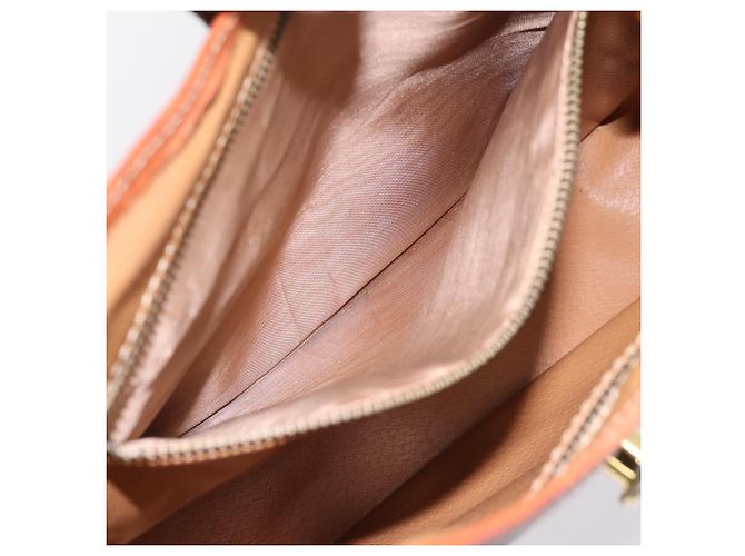 Céline CELINE Macadam Canvas Schultertasche PVC Leather Brown Gold Auth 200915A Braun Golden - Ansicht 19