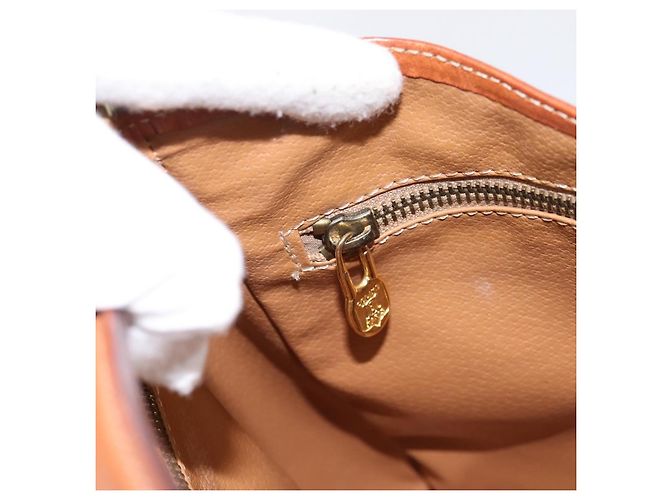 Céline CELINE Macadam Canvas Schultertasche PVC Leather Brown Gold Auth 200915A Braun Golden - Ansicht 20