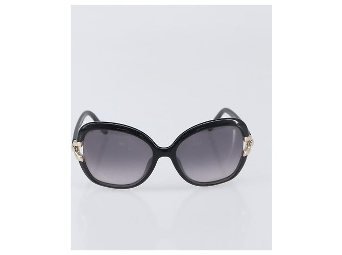 Chloé Set di 3 Occhiali da Sole Chloe D&G YSL Plastica Marrone Nero Oro Auth BA15061 D'oro - vista 14