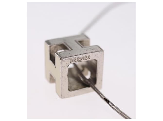 Hermès Collana HERMES Cube Ash metallo Silver Auth 198835 Argento - vista 17
