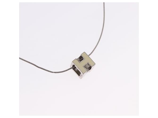 Hermès Collana HERMES Cube Ash metallo Silver Auth 198835 Argento - vista 3