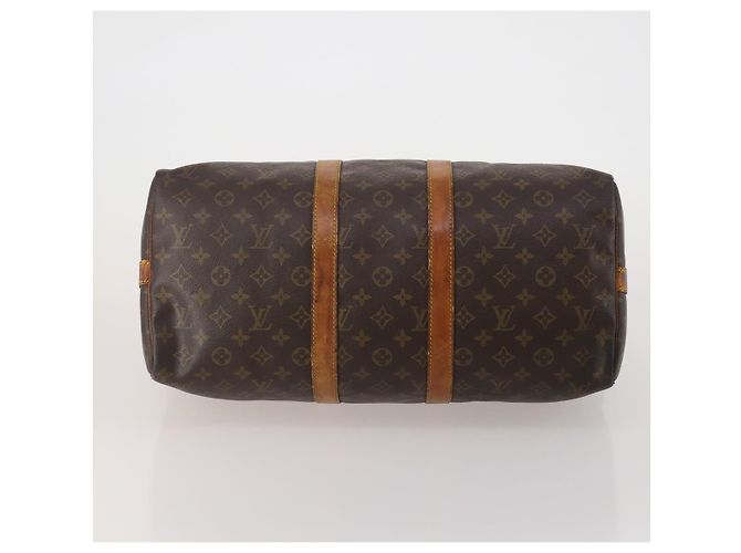 LOUIS VUITTON Monogram Keepall Bandouliere 45 Boston Bag M41418 LV Auth 198487 Monogramma - vista 10